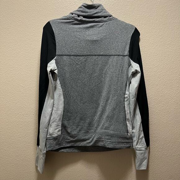 Victoria's Secret PINK Ultimate Gray Cowl Neck Pullover Athletic Sweatshirt Sz M - Picture 3 of 9